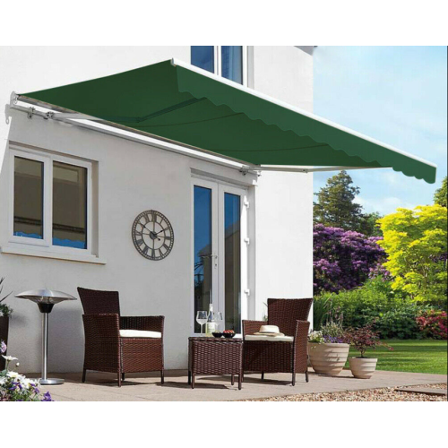 Manual Retractable Foldable Awning Outdoor Patio sunshade Waterproof canop awning Manufactory